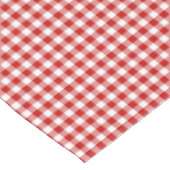 Red Gingham Tischdecke (Schrägansicht)