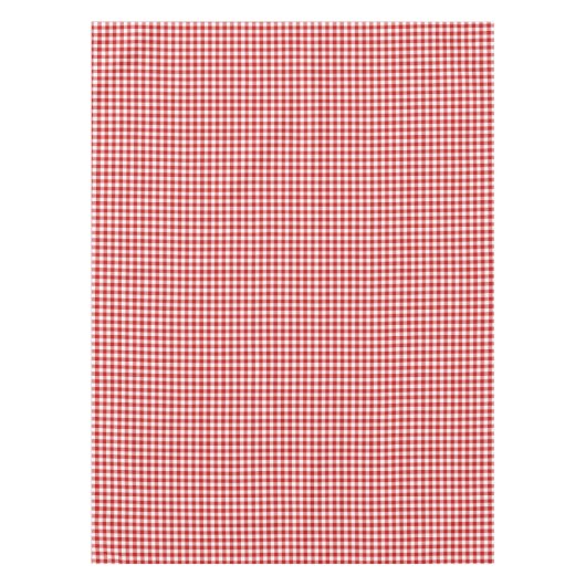 Red Gingham Tischdecke (Vorderseite)