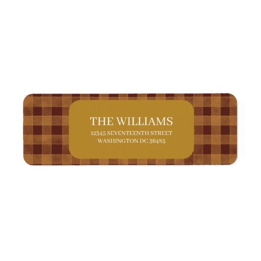 Red Gingham Watercolor Check (Vorne)