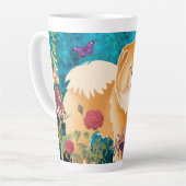 RED -GINKGO CHOW - Latte Tasse (Linke Ecke)
