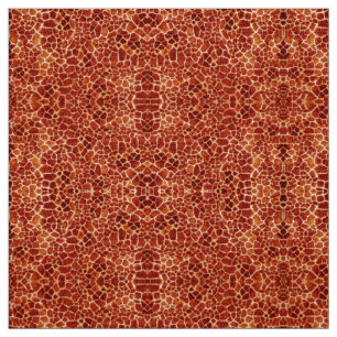 RED GIRAFFE HAUT Wildtiermuster Stoff