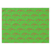 Red Giraffe Stencil Tischdecke (Vorderseite (Horizontal))