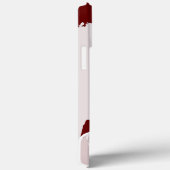 Red Girl Big Afro weiße Sonnenbrille Case-Mate iPhone Hülle (Rückseite / Rechts)