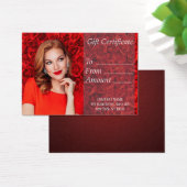 Red Girl Rose Geschenkgutschein (Schreibtisch)