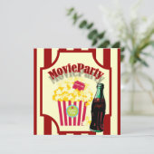 Red Girls Movie Geburtstagsparty Einladung (Stehend Vorderseite)