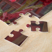 Red Gladioli Blume Puzzle (Seite)