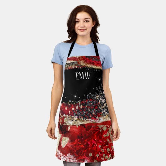 RED GLAM Schürze (Getragen)