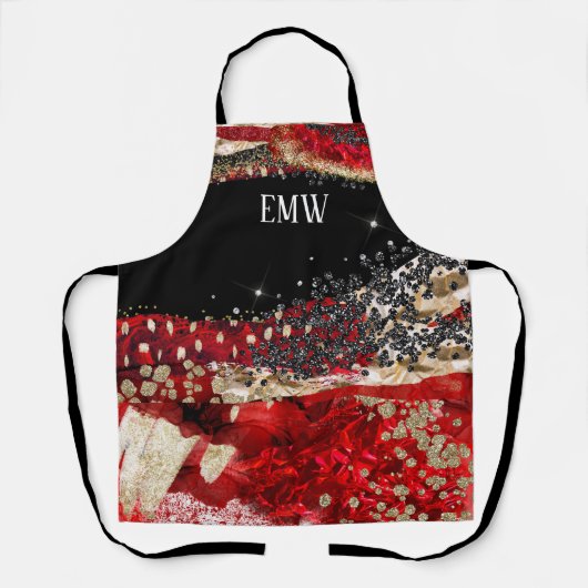 RED GLAM Schürze (Vorderseite)