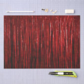 Red Glam Tinsel Stripes Seidenpapier (Handwerk)