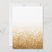 Red Glass Bottle Glittery Company Christmas  Einladung (Rückseite)