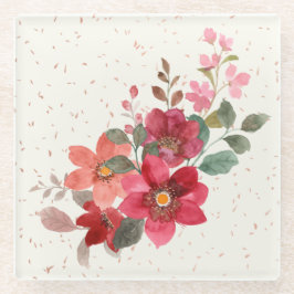 Red Glass Untersetzer