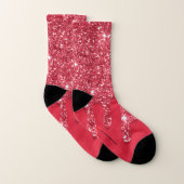 Red glitter drip Astec  Socks Socken (Paar)