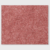 Red Glitz Glitzer Geschenkpapier (Flach)