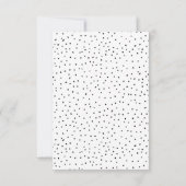 Red Glitzer Abschluss Hat mit Quotes Foto Ankündigung (Rückseite)