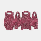 Red Glitzer Animal Print Fevor Box Geschenkschachtel (Ungefaltet)