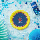 Red Glitzer Apple Princess Birthday Party Teller (Party)