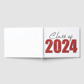 Red Glitzer Class 2024 Gästebuch (Voll)