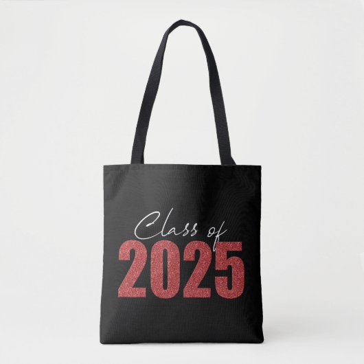 Red Glitzer Class 2025 Tasche (Vorderseite)