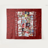 Red Glitzer Class oder Family Wiedersehen-FotoColl Wandteppich (Vorderseite (Horizontal))