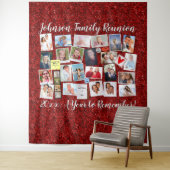 Red Glitzer Class oder Family Wiedersehen-FotoColl Wandteppich (Beispiel)