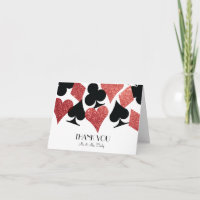 Red Glitzer Destiny Las Vegas Wedding Vielen Dank