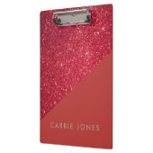 Red Glitzer Hübsch Gold Business Elegante Klemmbrett (Links)