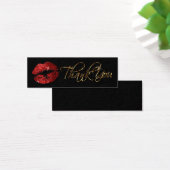 Red Glitzer Lips - Danke (Schreibtisch)