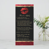 Red Glitzer Lipsense Senegence Instructions (Stehend Vorderseite)