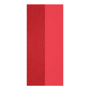 Red Glitzer & Matte 4″×9″ Vertikale Rackkarten Werbekarte
