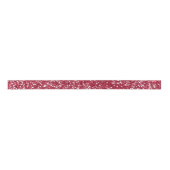 Red Glitzer Pattern Look-like Satinband (Vorderseite)