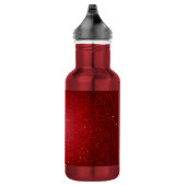 Red Glitzer Sequin Disco 32. oz. Trinkflasche (Rechts)