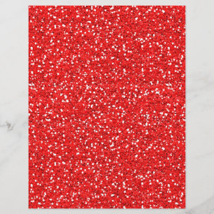 Red Glitzer Texture Scrapbook Paper