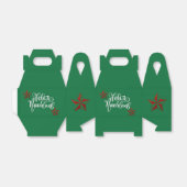 Red Glitzer Weihnachtsstern Geschenkschachtel (Ungefaltet)