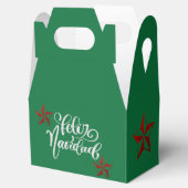 Red Glitzer Weihnachtsstern Geschenkschachtel (Geöffnet)