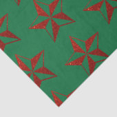 Red Glitzer Weihnachtsstern Seidenpapier (Detail)