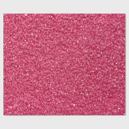 Red Glitzer White Sparks Geschenkpapier (Flach)