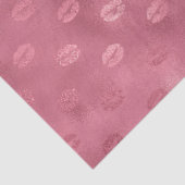 Red Glitzy Lips Seidenpapier (Detail)