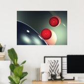 red globes poster (Heimbüro)