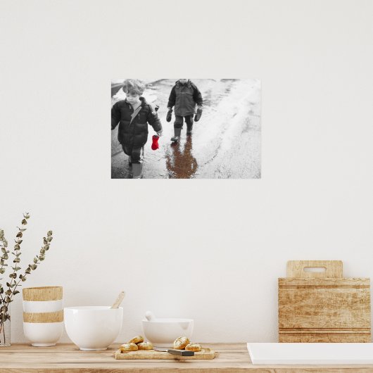 Red Glove Poster (Küche)