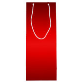 Red Glow Holiday Geschenktüte Für Weinflaschen (Rückseite)