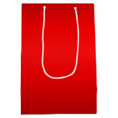 Red Glow Holiday Mittlere Geschenktüte (Rückseite)