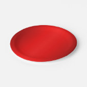 Red Glow Pappteller (Schrägansicht)