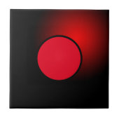 Red Glows Orb Fliese (Vorderseite)