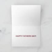 Red GMC Vathers Day Card Karte (Innenseite)