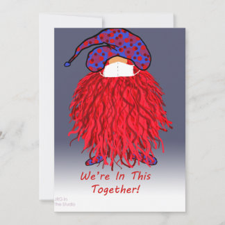 Red Gnome Card: Wir sind zusammen dabei Karte