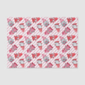 Red Gnome Christmas Seidenpapier (Vorderseite)