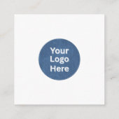 Red Gnome Handmade With Love Small Business Begleitkarte (Rückseite)