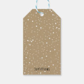 Red Gnome Merry Tag Geschenkanhänger (Rückseite)