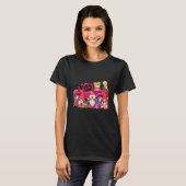Red Gnomes Pink Truck Happy Valentines Day Gnome T-Shirt (Vorne ganz)