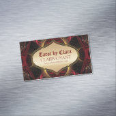 Red Goddess Temple Tarot Magnetische Visitenkarte (Beispiel)